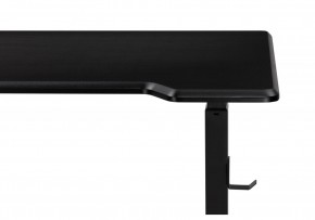 Компьютерный стол Маркос с механизмом подъема 120х75х75 черный /шагрень черная в Нягани - nyagan.mebel24.online | фото 6