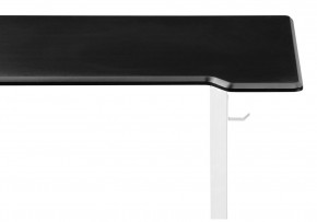 Компьютерный стол Маркос с механизмом подъема 140х80х75 черная шагрень / белый в Нягани - nyagan.mebel24.online | фото 8
