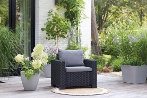 Комплект кресел Калифорния (California chair) графит в Нягани - nyagan.mebel24.online | фото 1