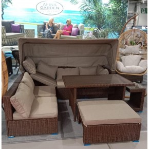Комплект мебели с диваном AFM-320B-T320 Brown в Нягани - nyagan.mebel24.online | фото