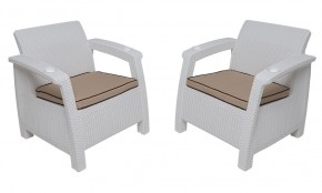 Комплект на балкон Yalta Balcony Set (Ялта) белый в Нягани - nyagan.mebel24.online | фото 4