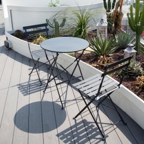 Комплект садовой мебели OTS-001R (стол + 2 стула) металл в Нягани - nyagan.mebel24.online | фото 2