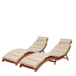 Комплект шезлонги и столик AFM-803A-T133 Beige (2+1) в Нягани - nyagan.mebel24.online | фото 2