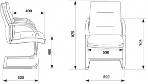 Кресло Бюрократ T-9927SL-LOW-V/BLACK в Нягани - nyagan.mebel24.online | фото 4