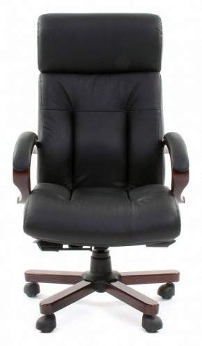 Кресло для руководителя Chairman 421 черный/орех темный, черный в Нягани - nyagan.mebel24.online | фото 2