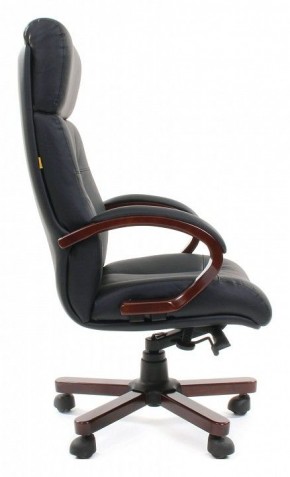 Кресло для руководителя Chairman 421 черный/орех темный, черный в Нягани - nyagan.mebel24.online | фото 3