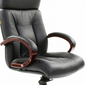 Кресло для руководителя Chairman 421 черный/орех темный, черный в Нягани - nyagan.mebel24.online | фото 6