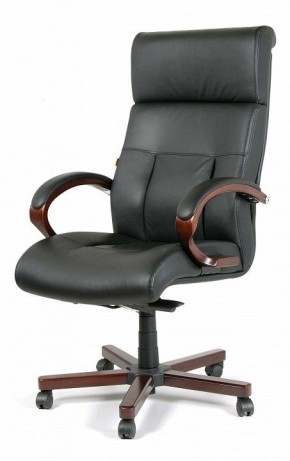 Кресло для руководителя Chairman 421 черный/орех темный, черный в Нягани - nyagan.mebel24.online | фото 7