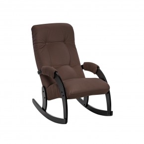 Кресло-качалка Модель 67 Венге, ткань V 26 в Нягани - nyagan.mebel24.online | фото