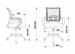 Кресло компьютерное CH-695N/SL/BL/TW-11 в Нягани - nyagan.mebel24.online | фото 6