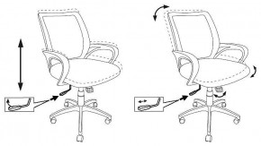 Кресло компьютерное CH-695N/OR/TW-11 в Нягани - nyagan.mebel24.online | фото 10