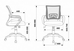 Кресло компьютерное CH-695N/SL/OR/BLACK в Нягани - nyagan.mebel24.online | фото 6