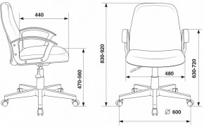 Кресло компьютерное CH-808-LOW/#B в Нягани - nyagan.mebel24.online | фото 3