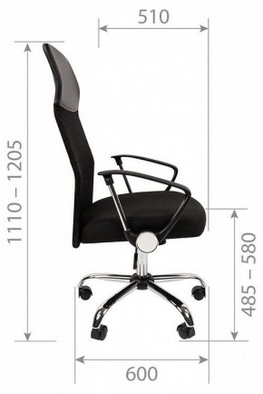 Кресло компьютерное Chairman 610 в Нягани - nyagan.mebel24.online | фото 6