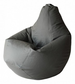 Кресло-мешок Серая ЭкоКожа 2XL 135*95 см в Нягани - nyagan.mebel24.online | фото