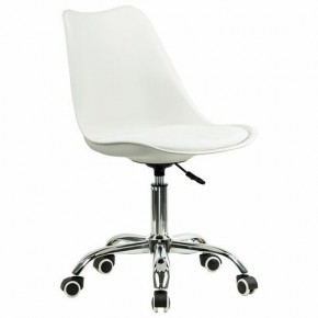 Кресло стул BRABIX "Eames MG-310 CH", хром, пластик белый, экокожа белая, 532923 в Нягани - nyagan.mebel24.online | фото 2