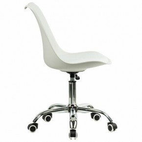 Кресло стул BRABIX "Eames MG-310 CH", хром, пластик белый, экокожа белая, 532923 в Нягани - nyagan.mebel24.online | фото 3