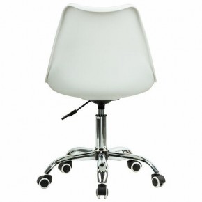 Кресло стул BRABIX "Eames MG-310 CH", хром, пластик белый, ткань серая, 532924 в Нягани - nyagan.mebel24.online | фото 4