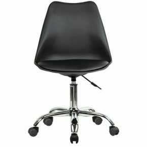 Кресло стул BRABIX "Eames MG-310 CH", хром, пластик черный, экокожа черная, 532925 в Нягани - nyagan.mebel24.online | фото 1