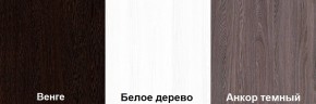 Кровать-чердак Пионер 1 (800*1900) Ирис/Белое дерево, Анкор темный, Венге в Нягани - nyagan.mebel24.online | фото 2