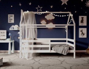 Кровать-домик 80*160 Белый в Нягани - nyagan.mebel24.online | фото 2