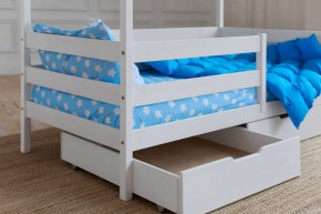 Кровать-домик 80*160 Белый в Нягани - nyagan.mebel24.online | фото 5