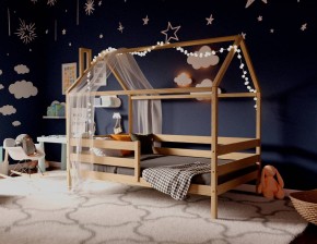Кровать-домик 80*160 без покраски в Нягани - nyagan.mebel24.online | фото 2