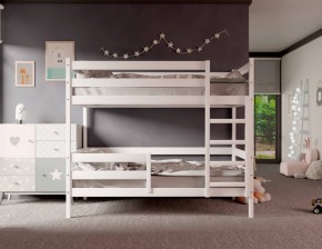 Кровать двухъярусная без крыши 80*160 Белый в Нягани - nyagan.mebel24.online | фото 2