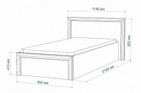 Кровать односпальная Нобиле Кр-90 в Нягани - nyagan.mebel24.online | фото 2