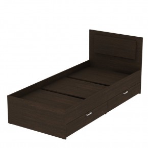 Кровать Ольга L47 (900) 2 ящика (Венге) в Нягани - nyagan.mebel24.online | фото