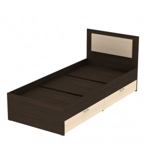 Кровать Ольга L47 (900) 2 ящика (Венге-ДМ) в Нягани - nyagan.mebel24.online | фото