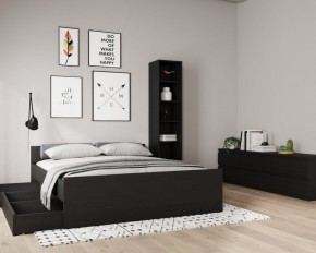 Кровать ОРИОН двухспальная с ортопедическим основанием 180х200, цвет Дуб Венге в Нягани - nyagan.mebel24.online | фото 3