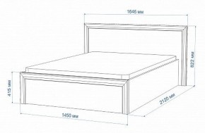 Кровать полутораспальная Нобиле Кр-140 в Нягани - nyagan.mebel24.online | фото 2