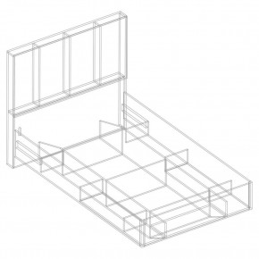 Кровать "Сандра" БЕЗ основания 1200х2000 в Нягани - nyagan.mebel24.online | фото 4