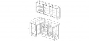 Кухонный гарнитур Антик 1000*1800 (Стол. 26мм) в Нягани - nyagan.mebel24.online | фото 2