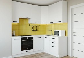 Кухонный гарнитур Белый Глянец 2200*1600 h950 (Стол. 26мм) в Нягани - nyagan.mebel24.online | фото