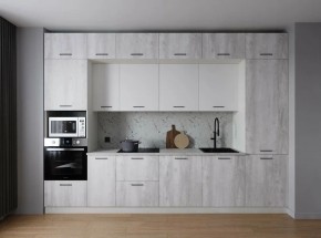 Кухонный гарнитур Бланка 3400 (Стол. 38мм) в Нягани - nyagan.mebel24.online | фото 1