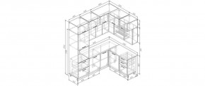 Кухонный гарнитур Элеганция  2200*1700 (Стол. 38мм) в Нягани - nyagan.mebel24.online | фото 2