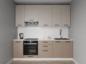 Кухонный гарнитур Каппучино 2400 h950 (Стол. 26мм) в Нягани - nyagan.mebel24.online | фото