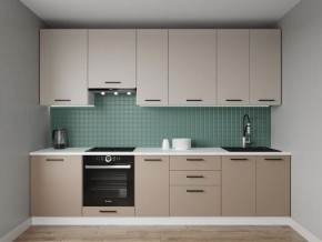 Кухонный гарнитур Каппучино 3000 h950 (Стол. 38мм) в Нягани - nyagan.mebel24.online | фото