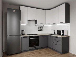 Кухонный гарнитур Меренга 2200*1600 h950 (Стол. 38мм) в Нягани - nyagan.mebel24.online | фото 1
