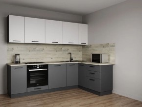 Кухонный гарнитур Меренга 2600*1600 (Стол. 38мм) в Нягани - nyagan.mebel24.online | фото 1
