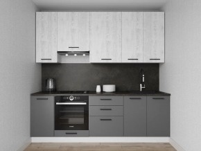 Кухонный гарнитур Санторини 2400 h950 (Стол. 38мм) в Нягани - nyagan.mebel24.online | фото 1