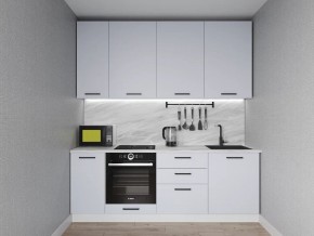 Кухонный гарнитур Смоки 2200 h950 (Стол. 38 мм) в Нягани - nyagan.mebel24.online | фото