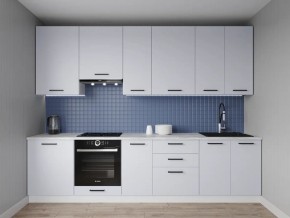 Кухонный гарнитур Смоки 2400 h950 (Стол. 38 мм) в Нягани - nyagan.mebel24.online | фото 1