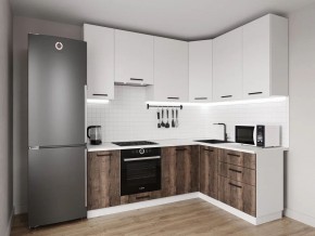 Кухонный гарнитур Старое Дерево 2200*1600 h950 (Стол. 38мм) в Нягани - nyagan.mebel24.online | фото 1