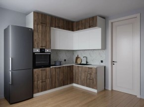 Кухонный гарнитур Старое Дерево 2200*1700 (Стол. 38мм) в Нягани - nyagan.mebel24.online | фото