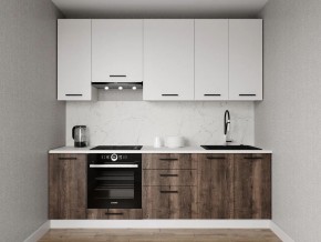 Кухонный гарнитур Старое Дерево 2400 h950 (Стол. 38мм) в Нягани - nyagan.mebel24.online | фото 1