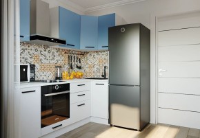Кухонный гарнитур угловой Капри 2200х1000 (Стол. 38мм) в Нягани - nyagan.mebel24.online | фото