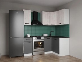 Кухонный гарнитур угловой Санторини 2000*1200 (Стол. 26мм) в Нягани - nyagan.mebel24.online | фото 1